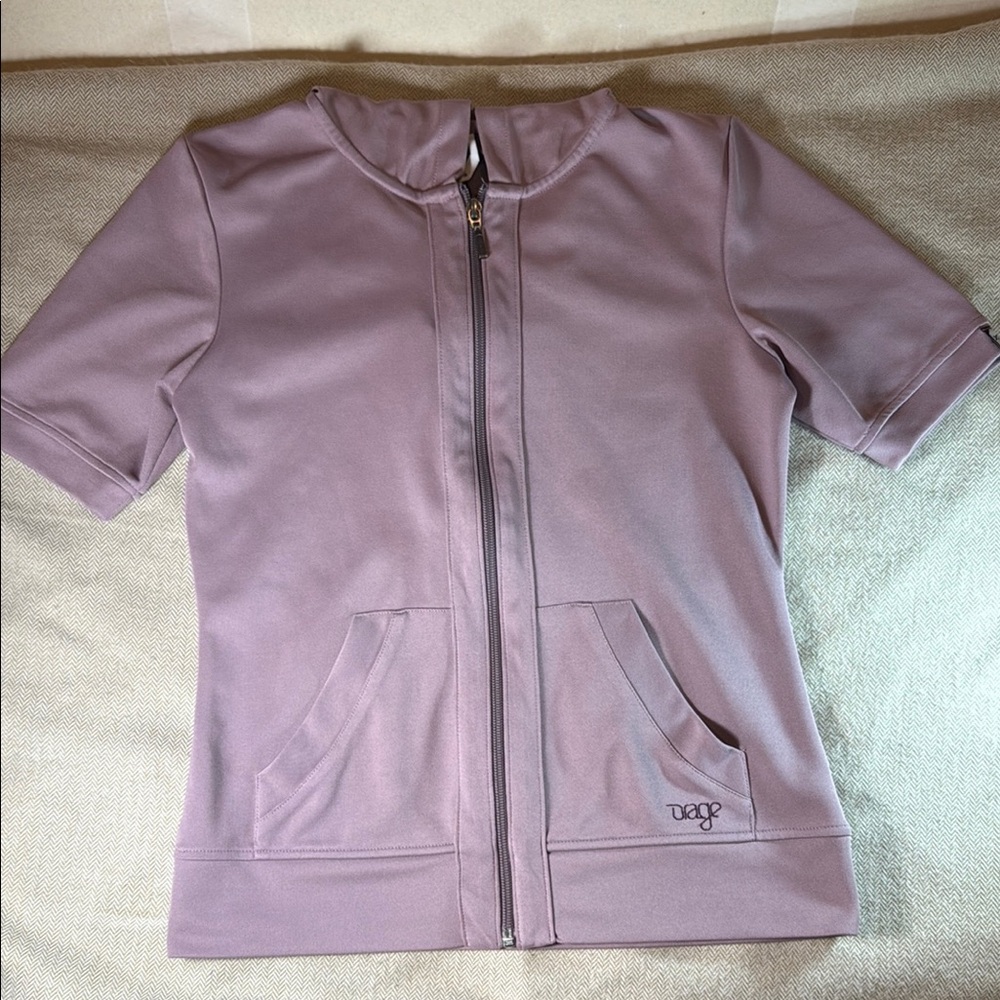 Orage Purple Blouse Elegant and Versatile Top